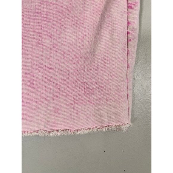 Retro Denim Jean Skirt Pink XL Western Boho Indie Folk Classic Chic Preppy 80s - Picture 2 of 10